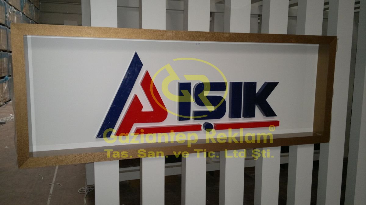  Akrilik Pleksi Logo İç Mekan Uygulamaları