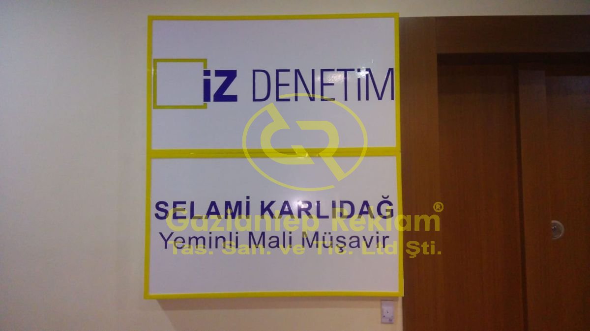  Alüminyum Çerçeveli Ofis Levhası