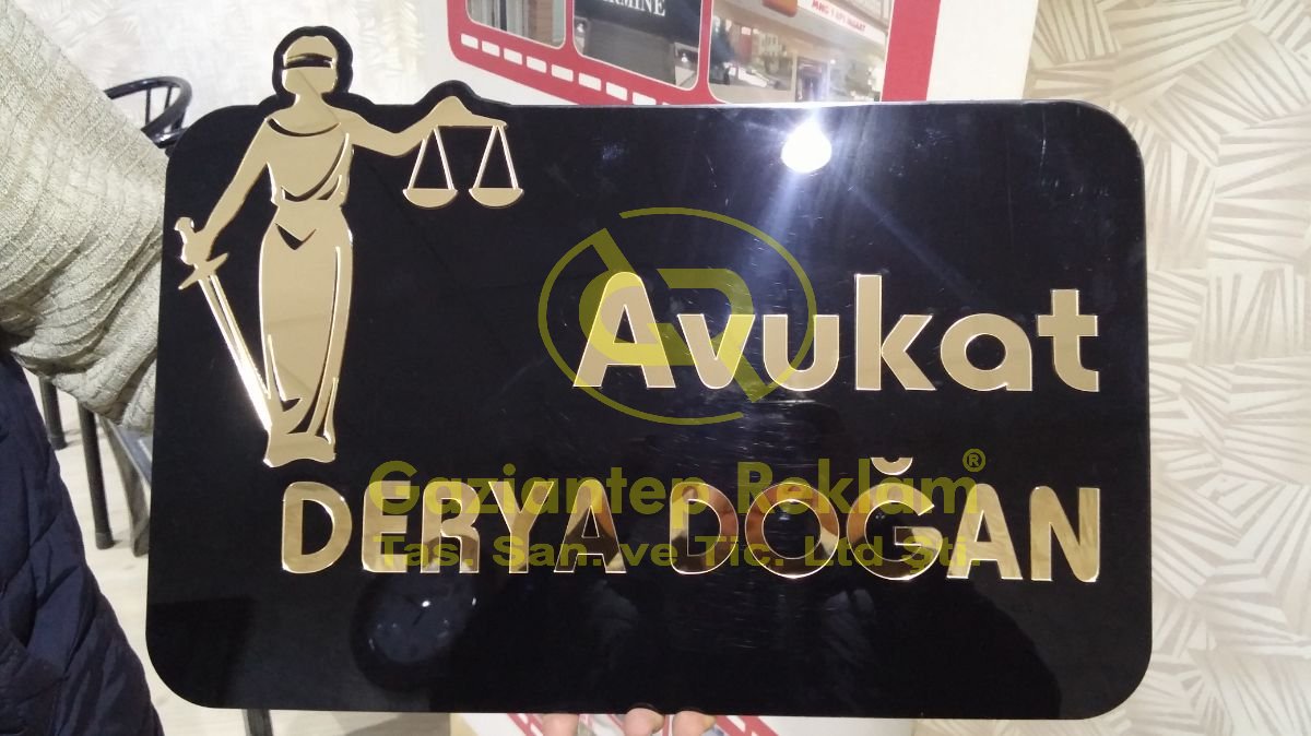 Ayna Pleksi Ofis Levhası 