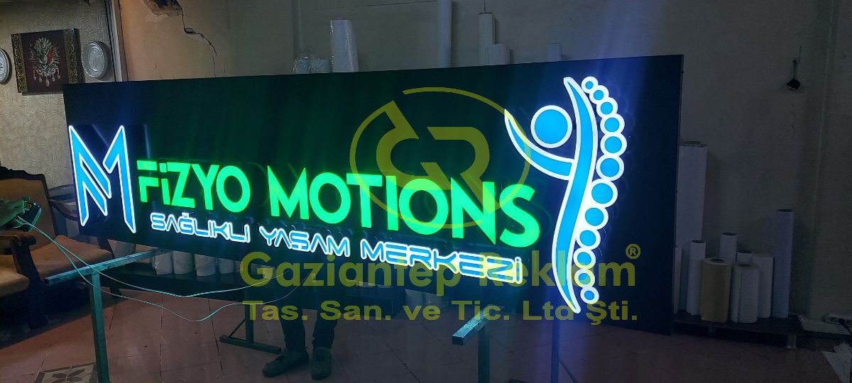 Canlı Pleksi Kutu Harf Led Aydınlatmalı Tabela