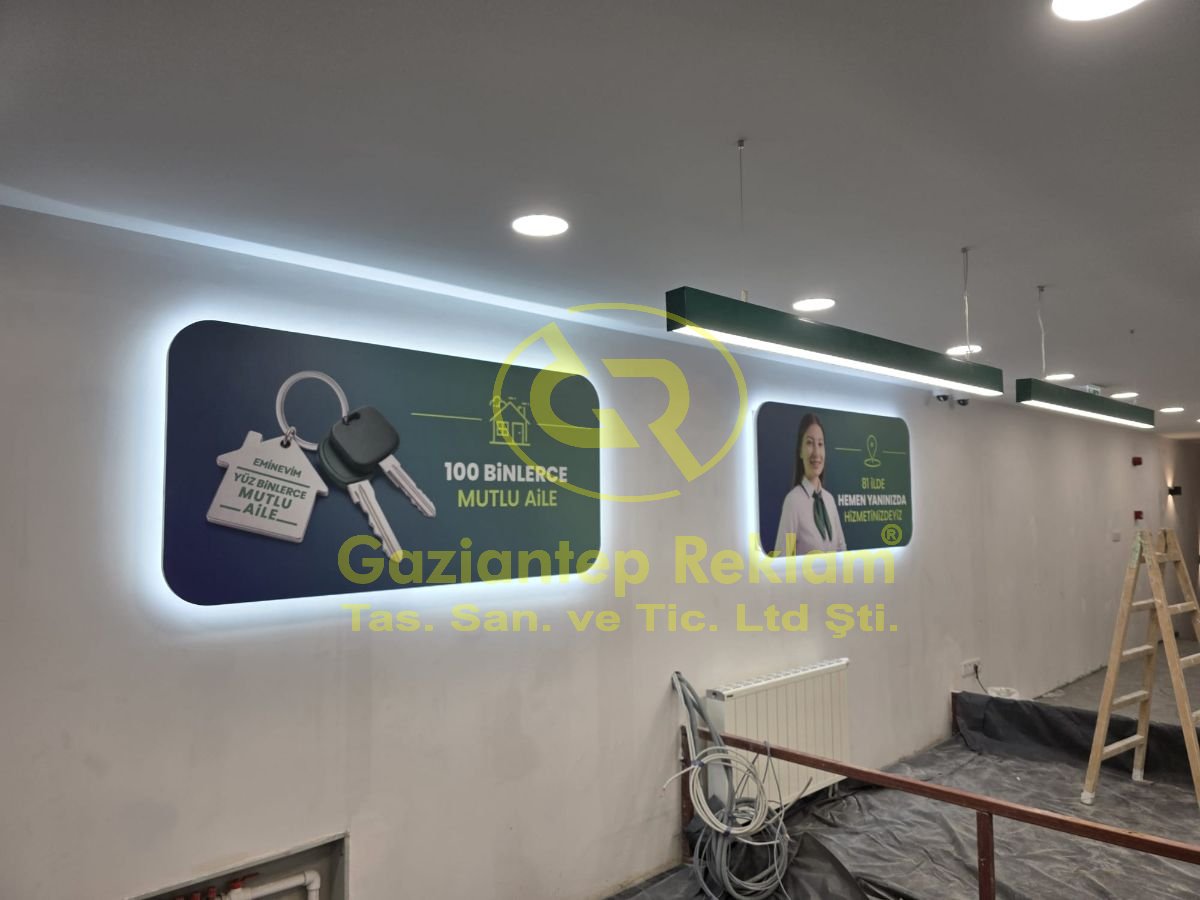 Eminevim LED Aydınlatmalı Tabelalar