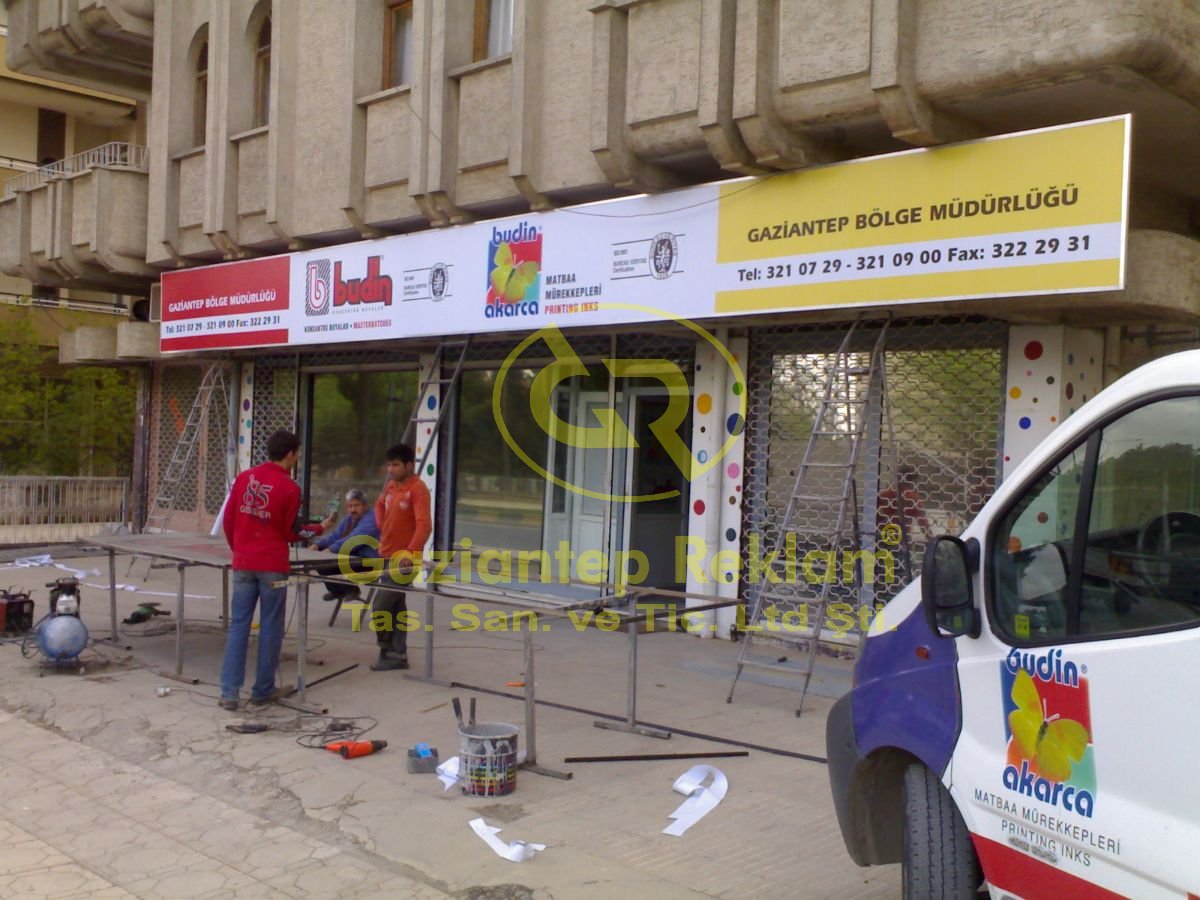 Gaziantep Bölge Müdürlüğü  Vinil Germe Tabela