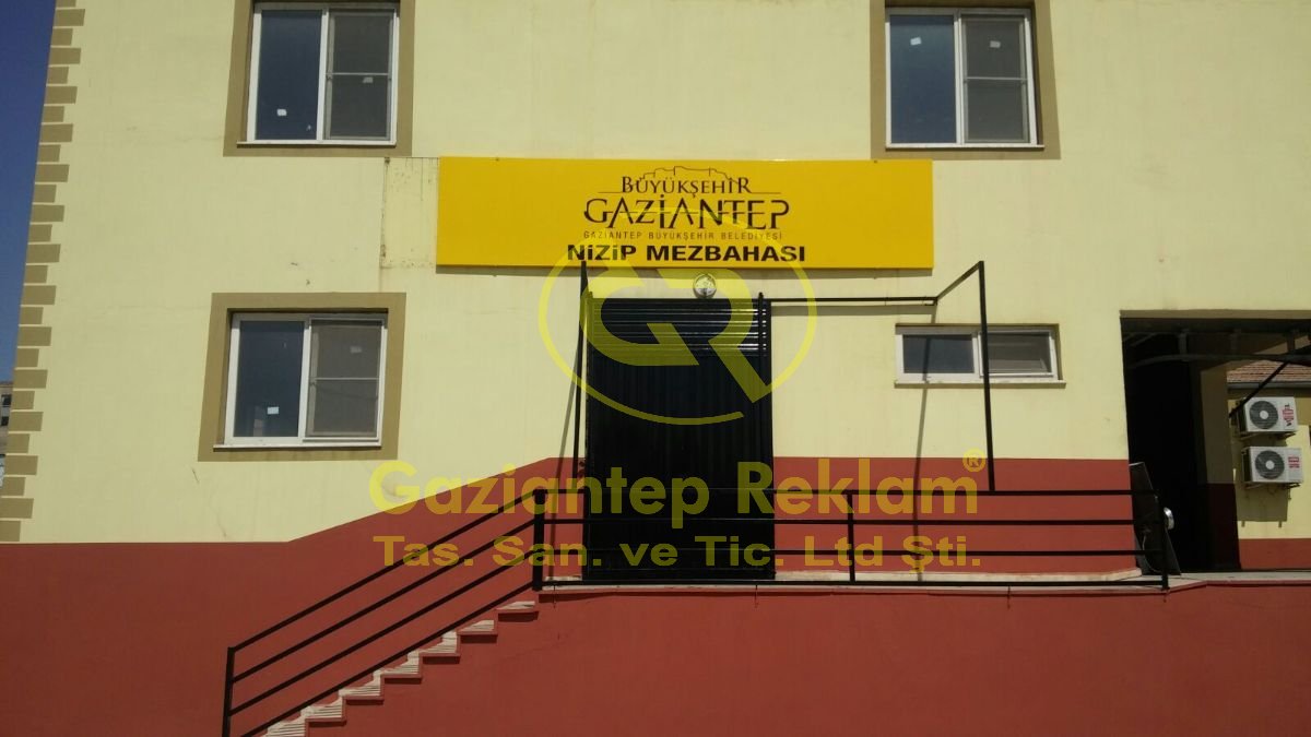 Gaziantep Nizip Mezbahası Folyo Uygulamalı Işıksız Sac Pano