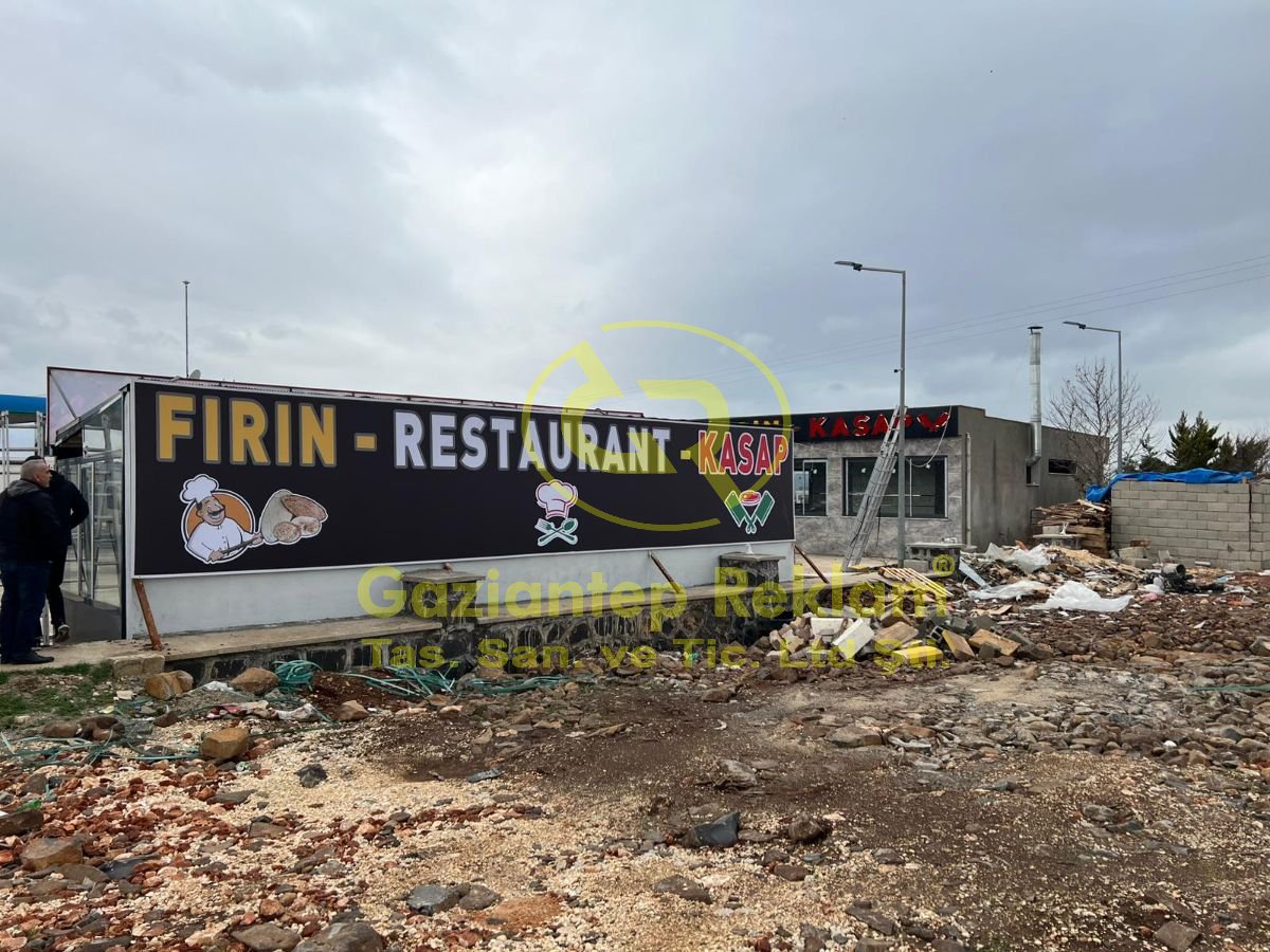 Işıksız vinil germe tabela