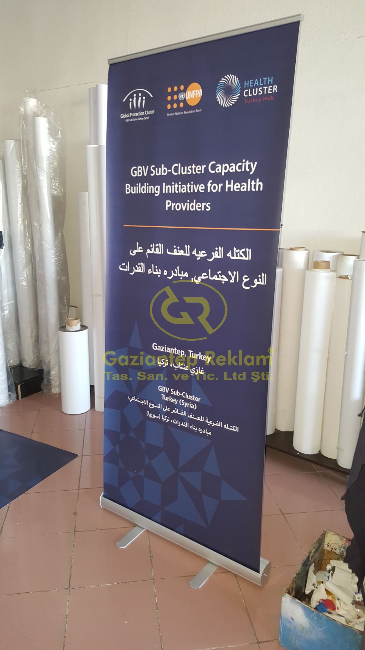  Kaliteli Taşınabilir Hızlı Kurulum Roll-Up Banner