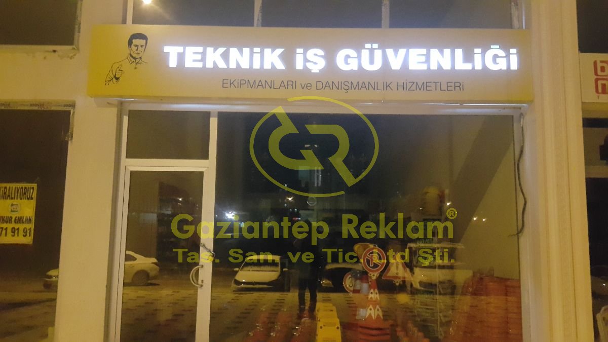  Kompozit Oyma Dekupe Işıklı Tabela