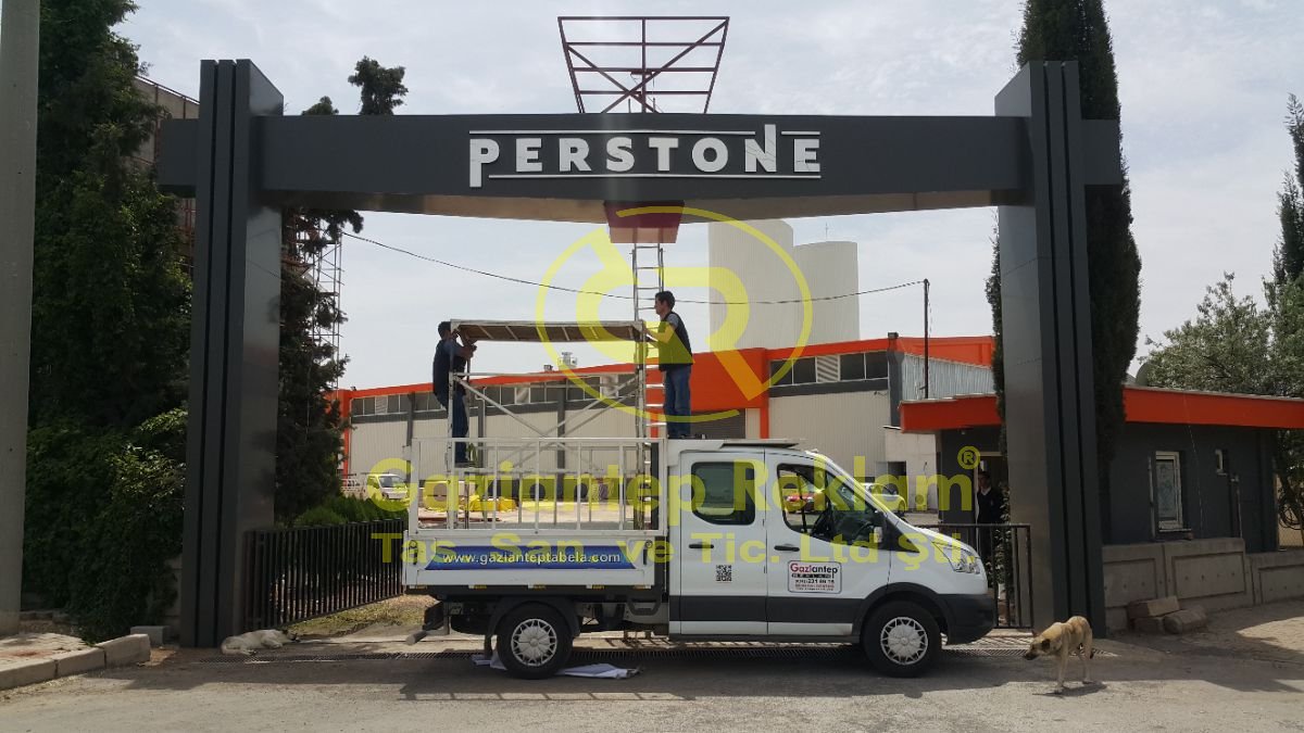  Kompozit Üzeri Kabartam Harf  Montajı