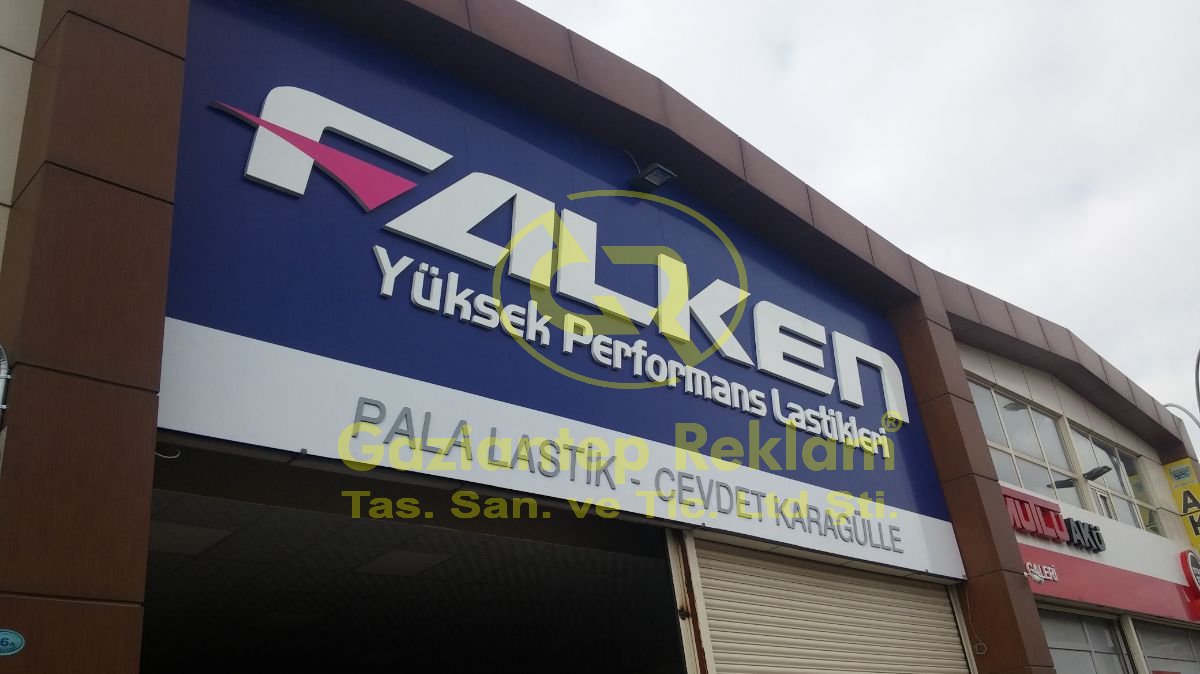 Kurumsal Kompozit Cephe Üzeri 3D Kutu Harf Tabela