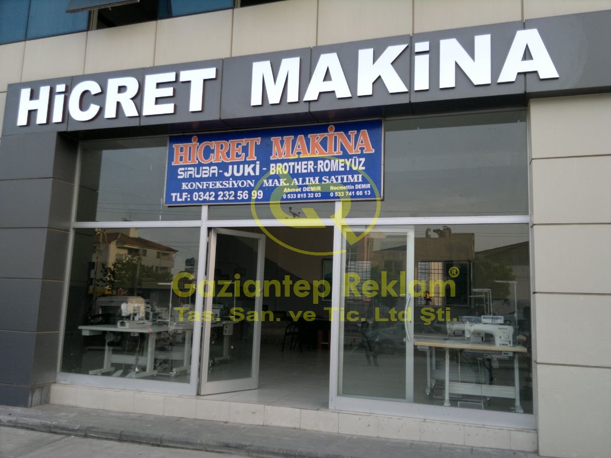 Kurumsal Paslanmaz Krom Görünümlü alkor Harf Tabela