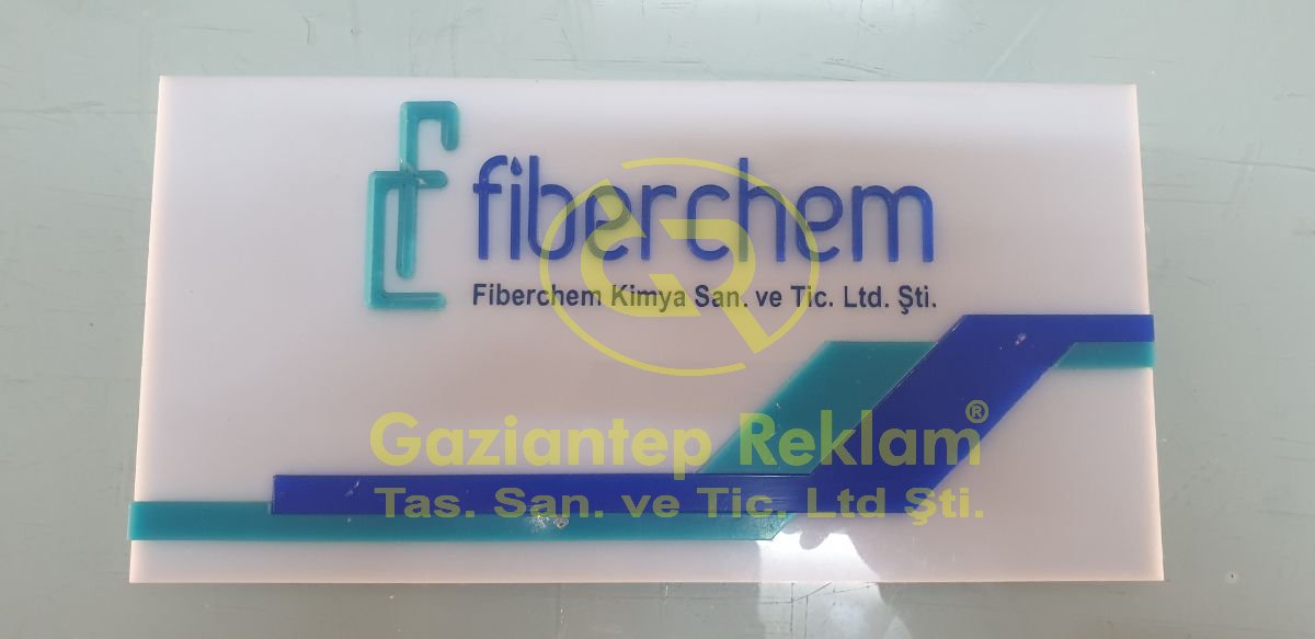 Lazer Kesim Pleksi Ofis Kapı Levhası 