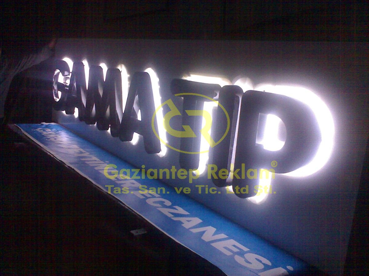 LED Geri Aydınlatmalı Kurumsal Kutu Harf Tabela
