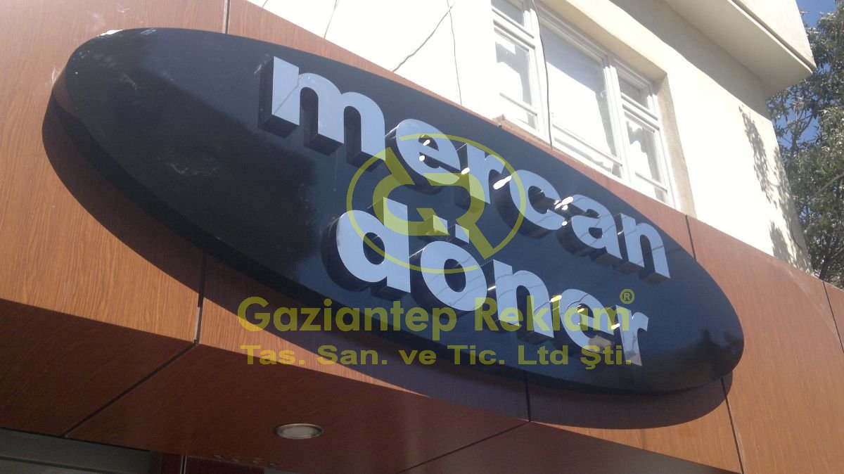 Parlak Krom Kutu Harf Oval Tabela Çözümleri