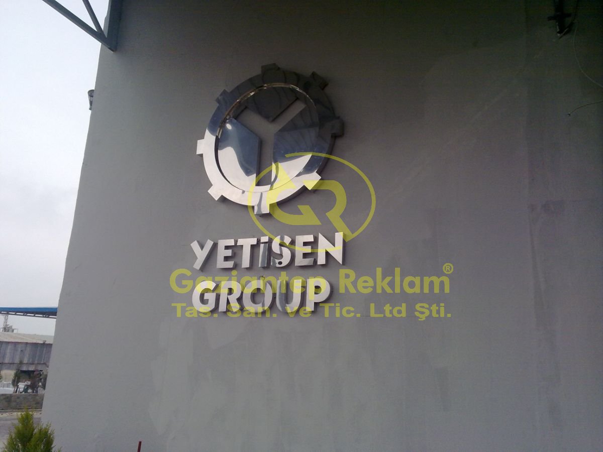 Parlak Krom Paslanmaz Kurumsal Kutu Harf Çözümleri