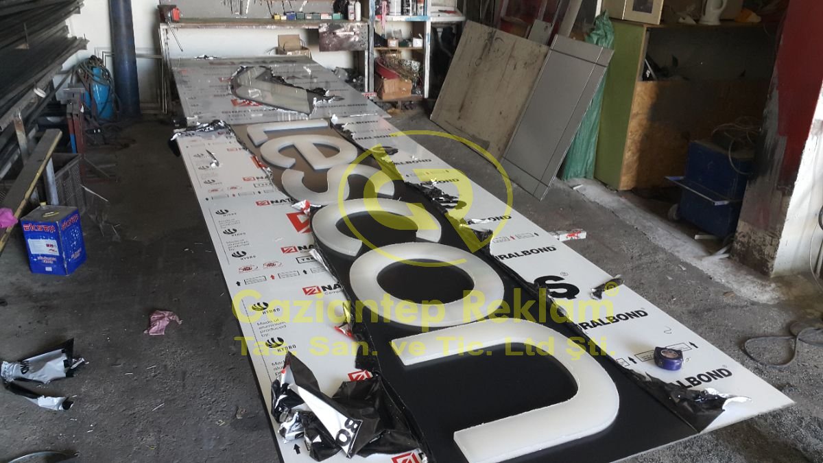 Pleksi Kutu Harf Kompozit Tabela İmalat Süreci