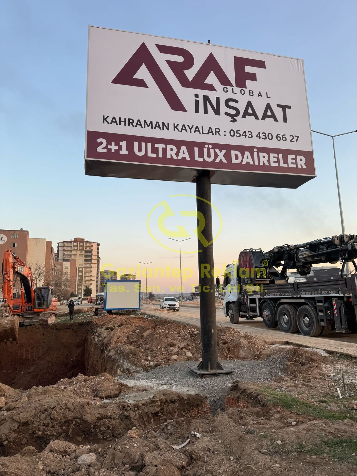  Şantiye Alanı Totem Tabela