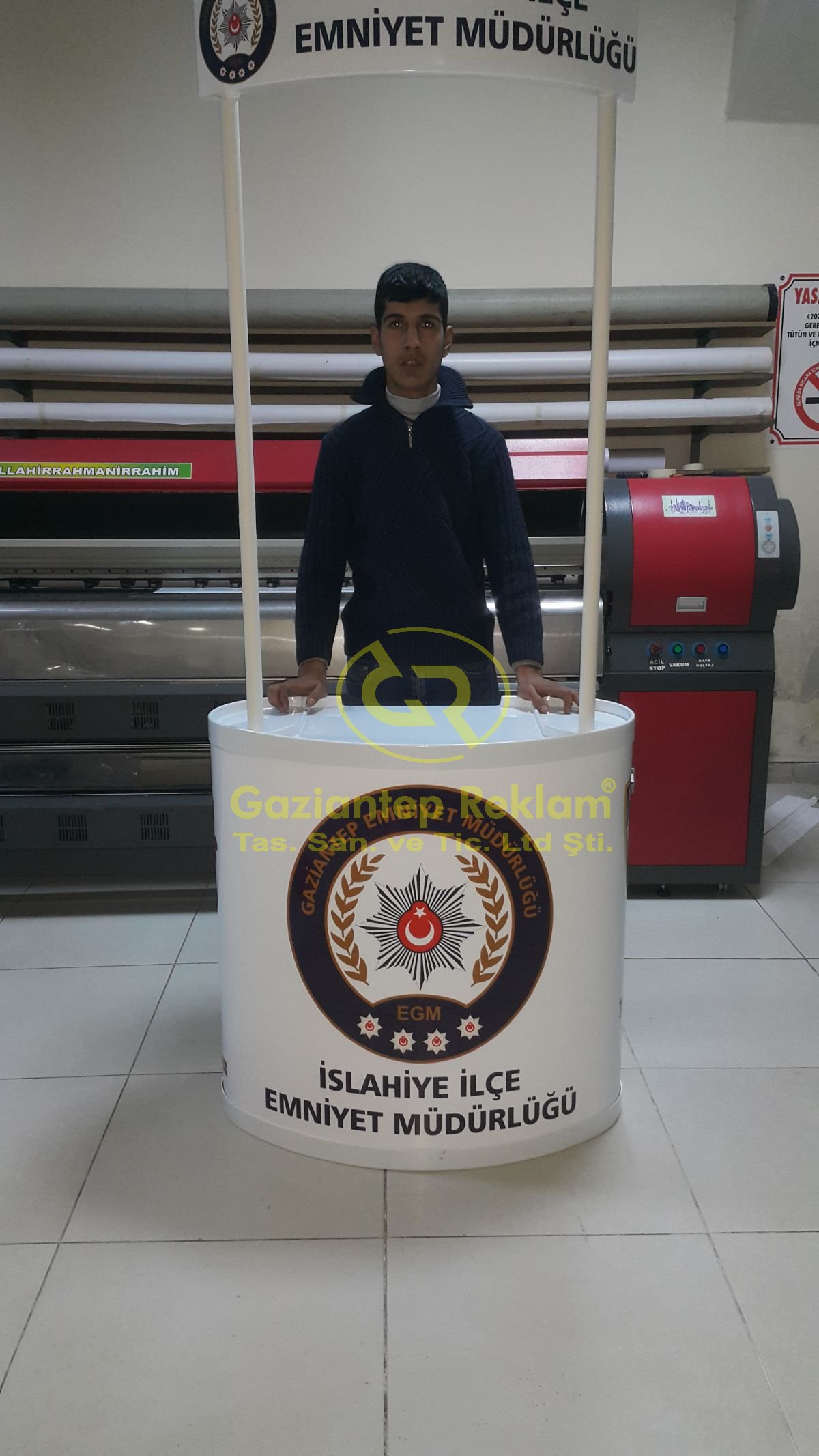 Yuvarlak Tanıtım Tadım Standı Profesyonel Çözüm